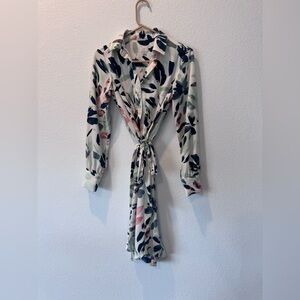 A New Day Abstract Print Blouse